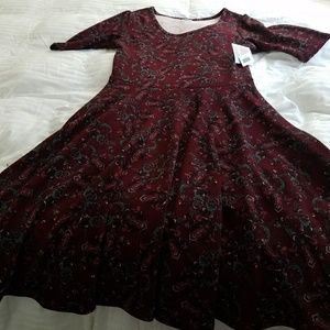 Lularoe nicole dress nwt